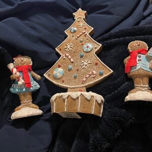 Festive Gingerbread Christmas Tree Decoration